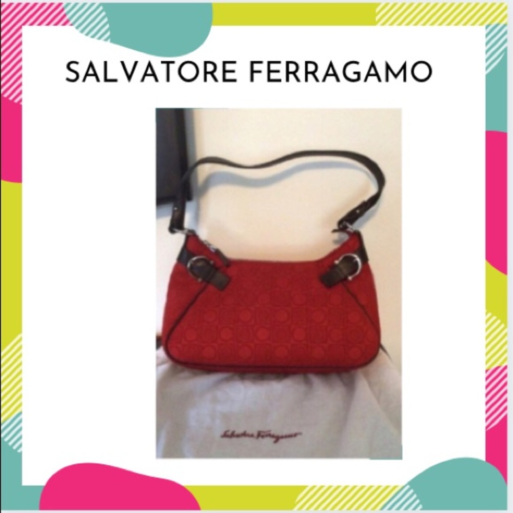 Salvatore Ferragamo Red Shoulder Bag